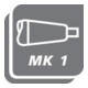 GFS Zapfensenker porte-outil combiné queue MK1 taille 0-4