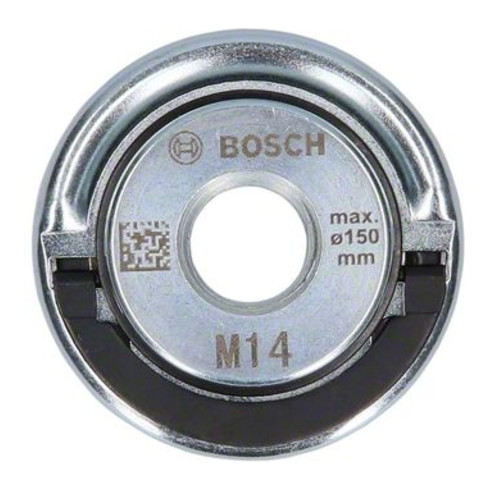 Bosch Ghiera di serraggio rapido con asta, diametro massimo del disco 150 mm