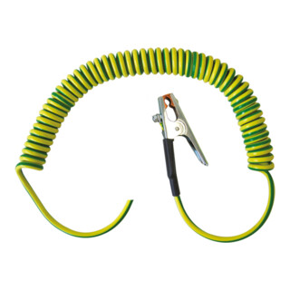 GIFAS ELECTRIC Câble spiralé de mise à la terre 1x10qmm vert-jaune 41100POTIFLEX/EZ/KS