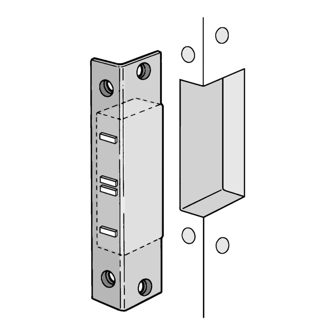 Gigant Aimant de fermeture n°110310 10Kg 138C-3M