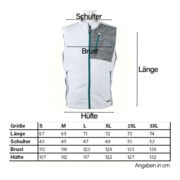 Gilet climatique Makita à piles, blanc-4