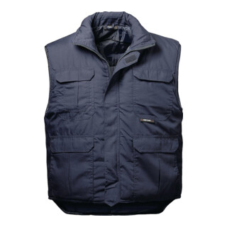 Gilet camionneur bleu avec remplissage PES