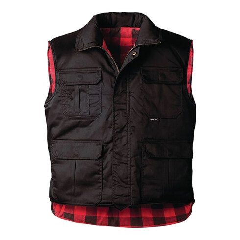 Gilet de camion noir avec remplissage PES