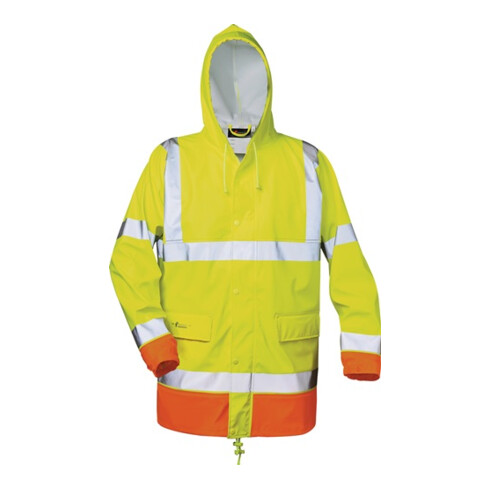 Gilet de protection contre la pluie en PU NORMAN taille M jaune/orange PU PES FELDTMANN