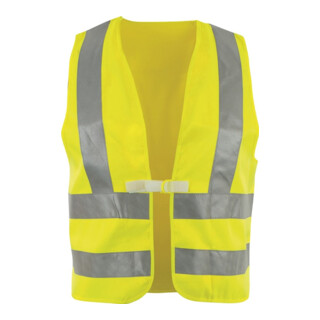 Gilet de signalisation taille universal jaune 100 % PES EN 471 cl. 2 ASATEX uni