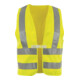 ASATEX Gilet de sécurité universel jaune avec bandes réfléchissantes épaules EN 20471 Cl.2-1