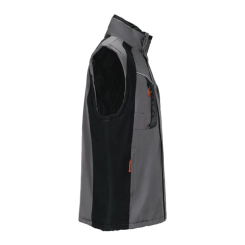 Gilet d'hiver Planam Space gris/noir