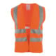 Gilet haute visibilité taille univ. orange avec bandes réfléchissantes aux épaules EN 20471 classe 2 ASATEX-1