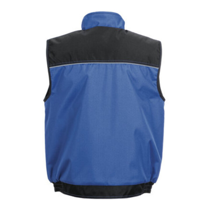 Gilet d'hiver Planam Bleu royal poussière/noir