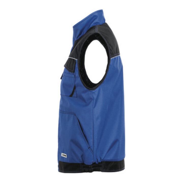 Gilet d'hiver Planam Bleu royal poussière/noir