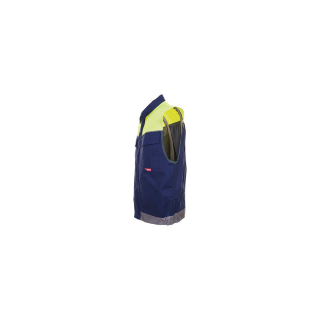 Gilet Planam Visline marine/jaune/zinc