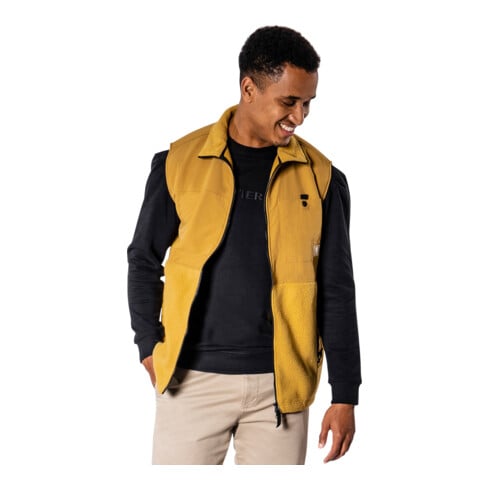 Gilet sherpa STIER XL doré
