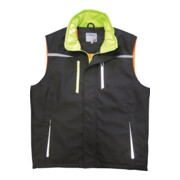 Gilet Terrax Hommes Professionnel Vêtements de Travail Taille XL noir/lime 100%PES