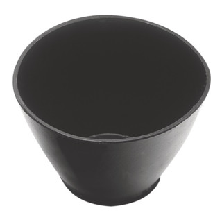 Gipsbecher H.130mm D.oben:125/unten:90mm kon.f.Nitrolacke geeignet Gum.schwarz