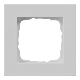 Gira Abdeckrahmen 1-f. flach, grau 0211375