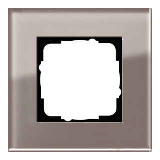 Gira Abdeckrahmen 1fach Esprit Glas Umbra 0211122