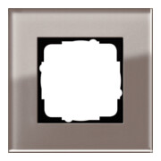 Gira Abdeckrahmen 1fach Esprit Glas Umbra 0211122-3