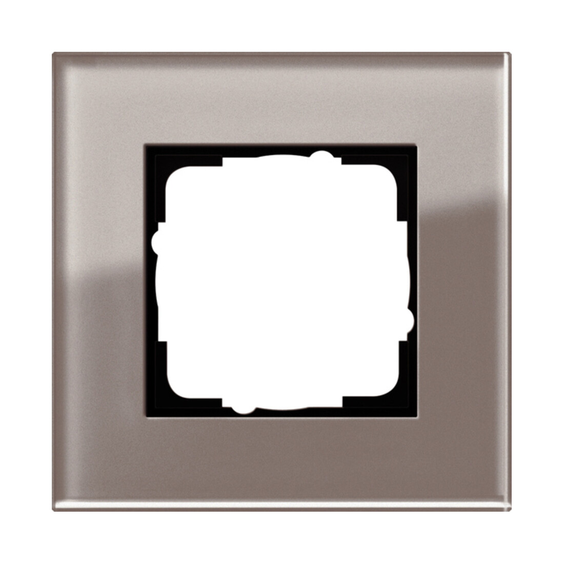 Gira Abdeckrahmen 1fach Esprit Glas Umbra 0211122