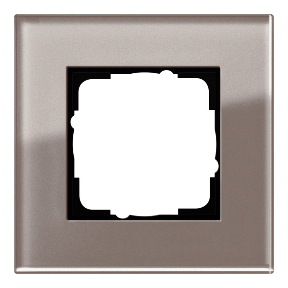 Gira Abdeckrahmen 1fach Esprit Glas Umbra 0211122
