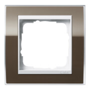 Gira Abdeckrahmen 1fach klar braun 0211763-1