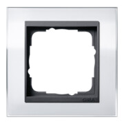 Gira Abdeckrahmen 1fach klar weiß 0211728-3