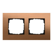 Gira Abdeckrahmen 2-fach E2 Esprit Bronze 021238-1