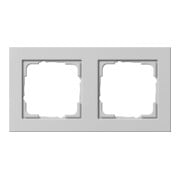 Gira Abdeckrahmen 2-fach E2 Grau matt 021237