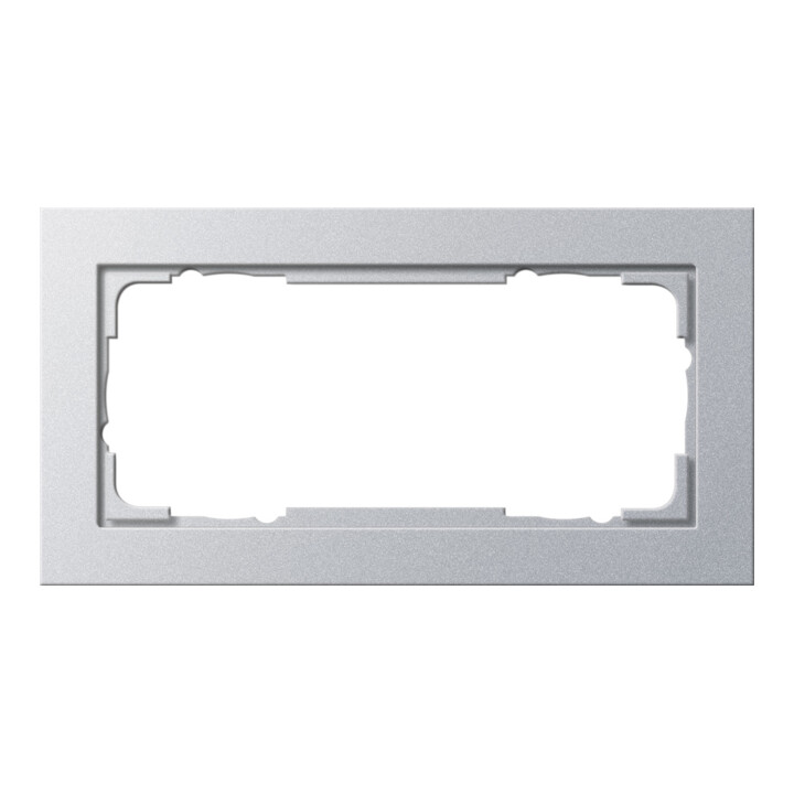 Gira Abdeckrahmen 2f alu E2 100225