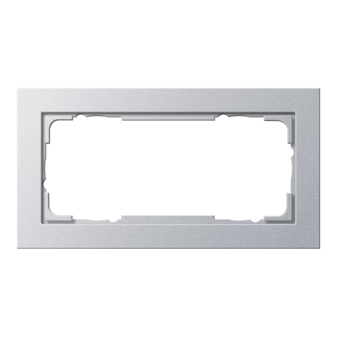 Gira Abdeckrahmen 2f alu E2 100225