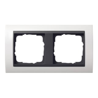 Gira Abdeckrahmen 2f.rws f.anth.ZL,bruchsich. 021207