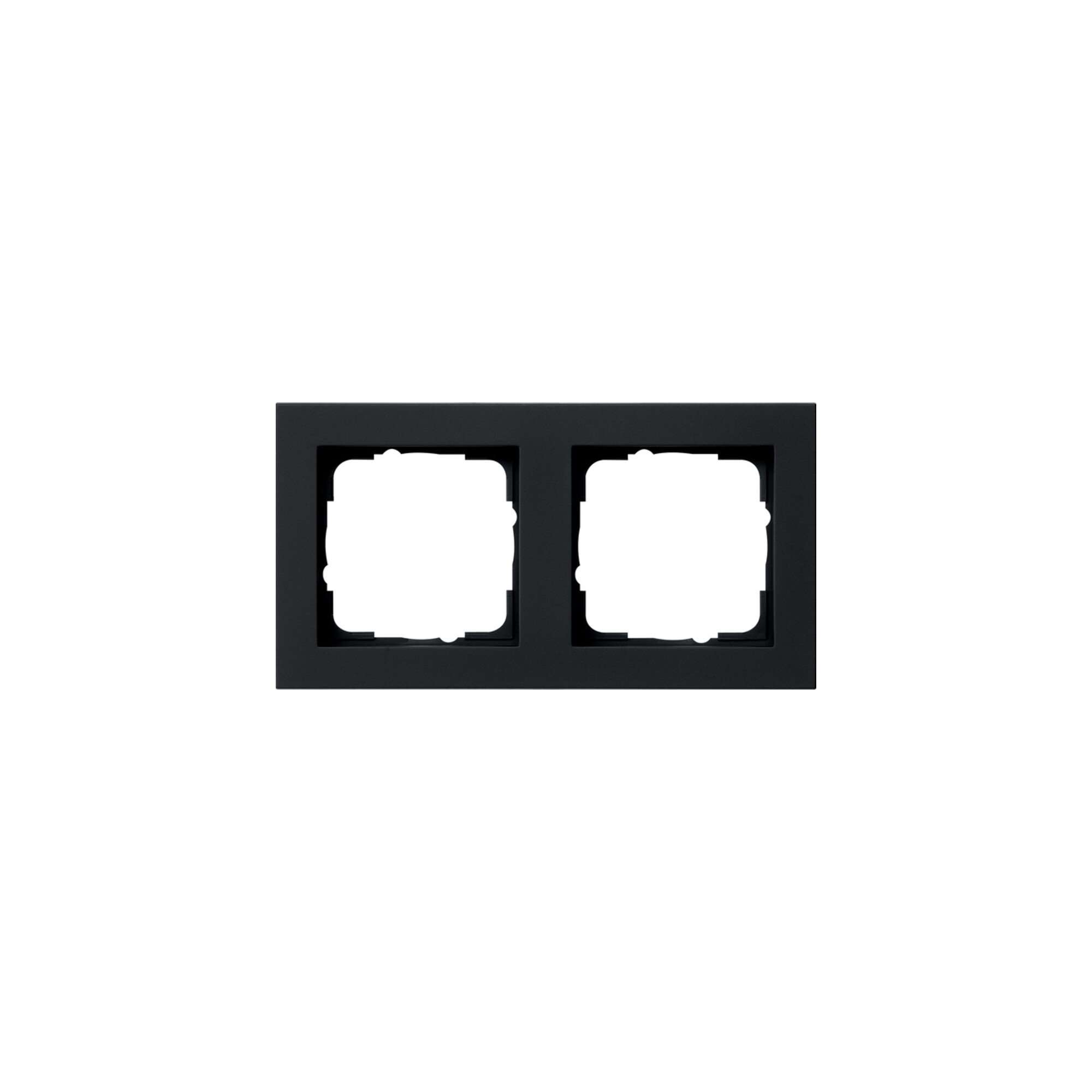 Gira Abdeckrahmen 2f. sw 021209