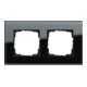 Gira Abdeckrahmen 2f. sw-glas Esprit 021205