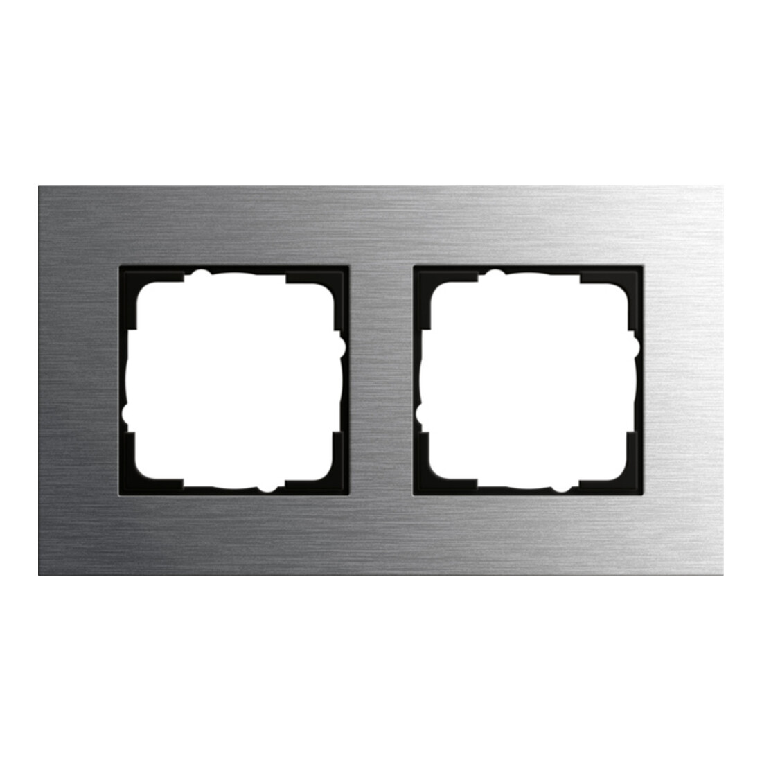 Gira Abdeckrahmen 2fach edelstahl 0212219