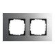 Gira Abdeckrahmen 2fach edelstahl 0212219