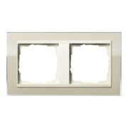 Gira Abdeckrahmen 2fach klar sand 0212771-1