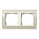 Gira Abdeckrahmen 2fach klar sand 0212771
