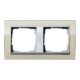 Gira Abdeckrahmen 2fach klar sand 0212776