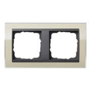 Gira Abdeckrahmen 2fach klar sand 0212778-1