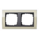 Gira Abdeckrahmen 2fach klar sand 0212778