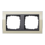 Gira Abdeckrahmen 2fach klar sand 0212778-3