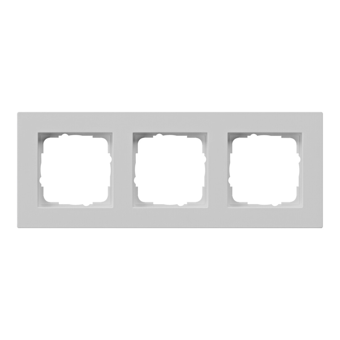 Gira Abdeckrahmen 3-f. flach, grau 0213375