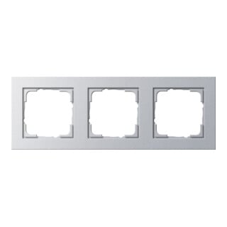 Gira Abdeckrahmen 3f.alu E2 021325