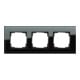 Gira Abdeckrahmen 3f. sw-glas Esprit 021305