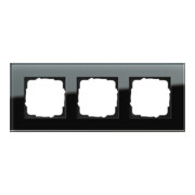 Gira Abdeckrahmen 3f. sw-glas Esprit 021305-3