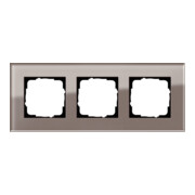 Gira Abdeckrahmen 3fach Esprit Glas Umbra 0213122-3