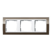 Gira Abdeckrahmen 3fach klar braun 0213763-3