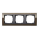 Gira Abdeckrahmen 3fach klar braun 0213768