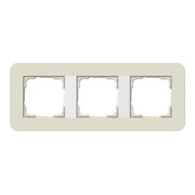 Gira Abdeckrahmen 3fach Sand/Reinweiß 0213417-3
