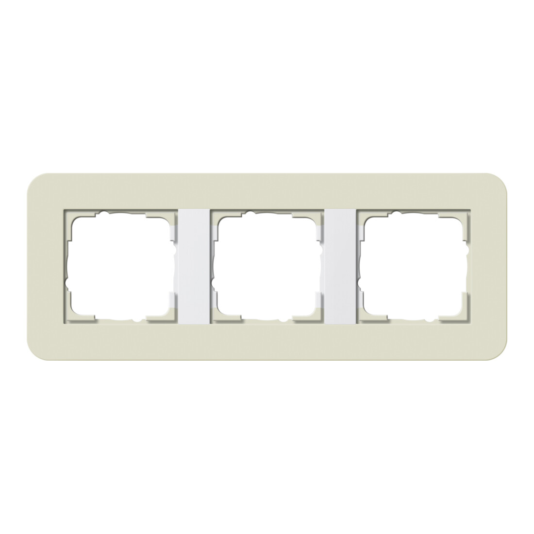 Gira Abdeckrahmen 3fach Sand/Reinweiß 0213417