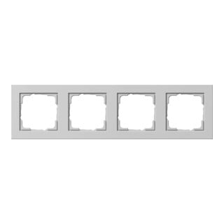 Gira Abdeckrahmen 4-f. grau 021437